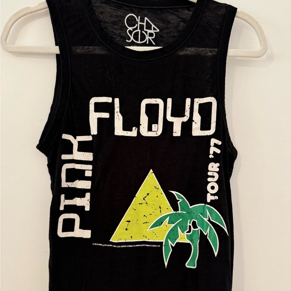CHASER PINK FLOYD SHEER TANK TOP SIZE S - Picture 2 of 5